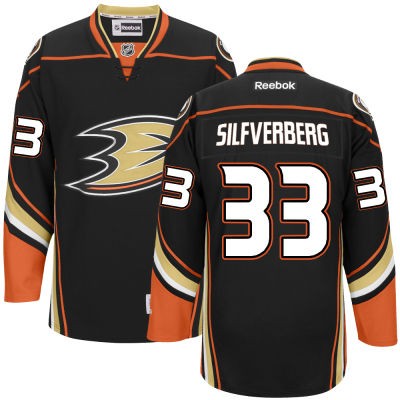 Jakob Silfverberg Anaheim Ducks #33 Home Big And Tall Jersey - Black