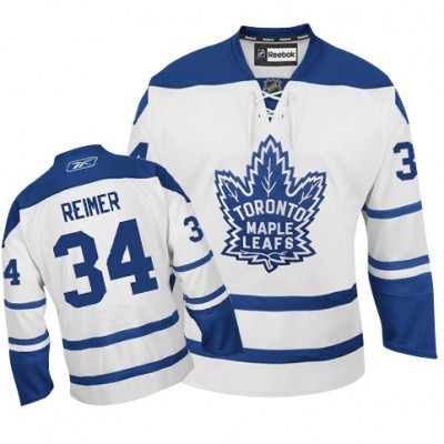 James Reimer Toronto Maple Leafs #34 1940s Road Big And Tall Jersey - White