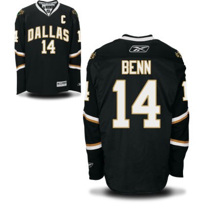 Jamie Benn Dallas Stars #14 Home C Patch Big And Tall Jersey - Black