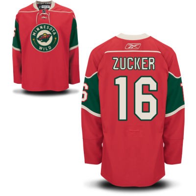 Jason Zucker Minnesota Wild #16 Home Big And Tall Jersey - Red