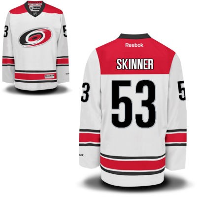 Jeff Skinner Carolina Hurricanes #53 Road Big And Tall Jersey - White