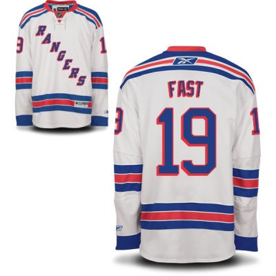 Jesper Fast New York Rangers #19 Road Big And Tall Jersey - White