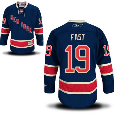 Jesper Fast New York Rangers #19 Third Big And Tall Jersey - Blue