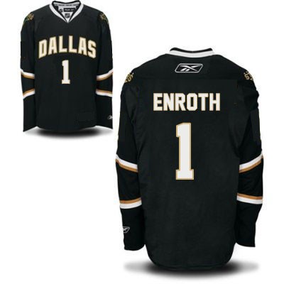 Jhonas Enroth Dallas Stars #1 Home Big And Tall Jersey - Black