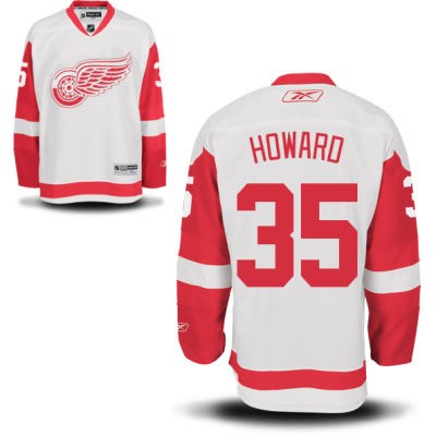 Jimmy Howard Detroit Red Wings #35 Road Big And Tall Jersey - White