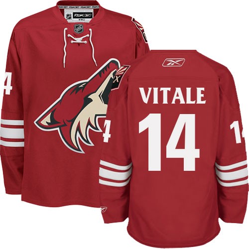 Joe Vitale Arizona Coyotes #14 Home Big And Tall Jersey - Red