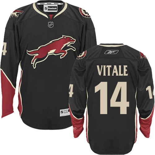 Joe Vitale Arizona Coyotes #14 Third Big And Tall Jersey - Black