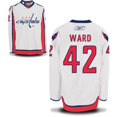 Joel Ward Washington Capitals #42 Road Big And Tall Jersey - White