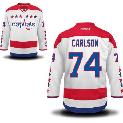 John Carlson Washington Capitals #74 Alternate Big And Tall Jersey - White