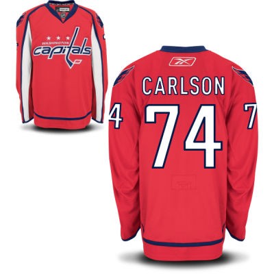 John Carlson Washington Capitals #74 Home Big And Tall Jersey - Red