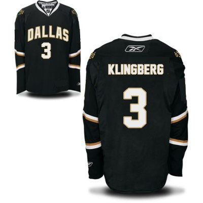 John Klingberg Dallas Stars #3 Home Big And Tall Jersey - Black