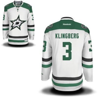 John Klingberg Dallas Stars #3 Road Big And Tall Jersey - White