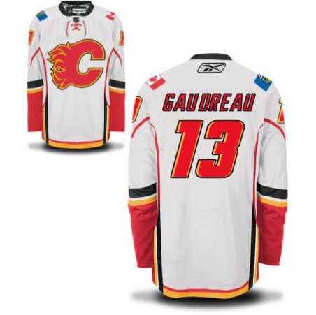 Johnny Gaudreau Calgary Flames #13 Road Big And Tall Jersey - White