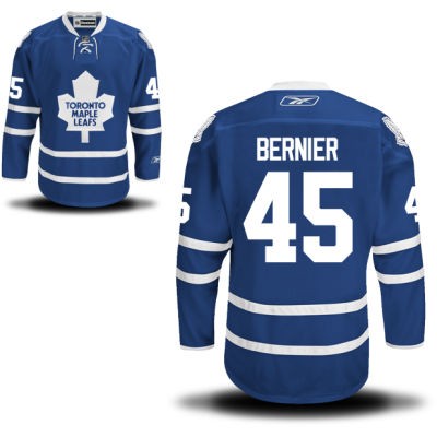 Jonathan Bernier Toronto Maple Leafs #45 Home Big And Tall Jersey - Blue