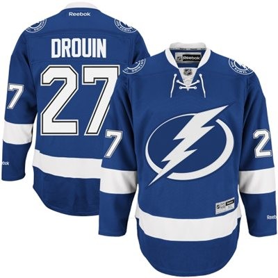 Jonathan Drouin Tampa Bay Lightning #27 Home Big And Tall Jersey - Blue