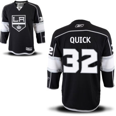 Jonathan Quick Los Angeles Kings #32 Home Big And Tall Jersey - Black