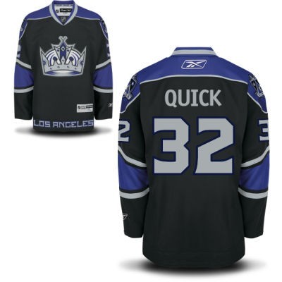 Jonathan Quick Los Angeles Kings #32 Third Big And Tall Jersey - Black