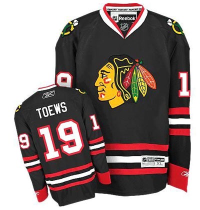 Jonathan Toews Chicago Blackhawks #19 Alternate Big And Tall Jersey - Black