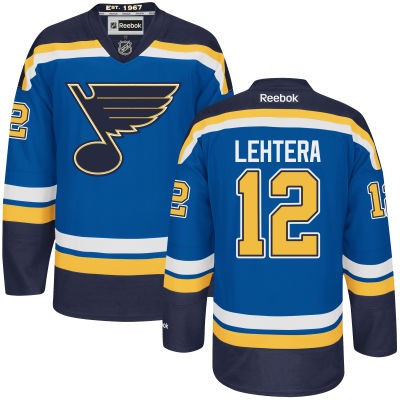 Jori Lehtera St. Louis Blues #12 Home Big And Tall Jersey - Blue