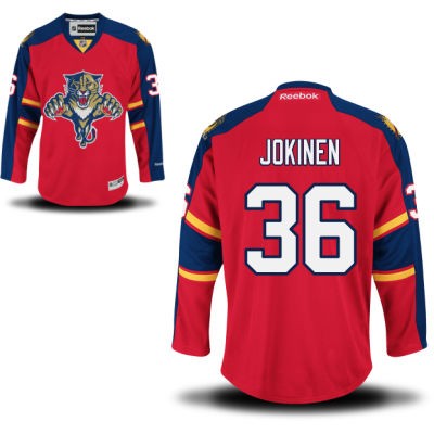 Jussi Jokinen Florida Panthers #36 Home Big And Tall Jersey - Red