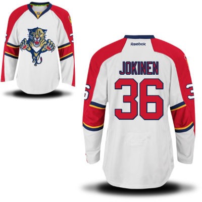 Jussi Jokinen Florida Panthers #36 Road Big And Tall Jersey - White