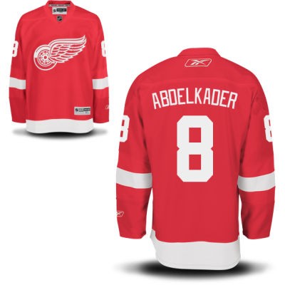 Justin Abdelkader Detroit Red Wings #8 Home Big And Tall Jersey - Red