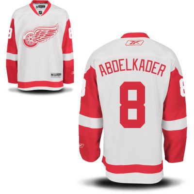 Justin Abdelkader Detroit Red Wings #8 Road Big And Tall Jersey - White