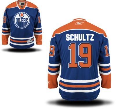 Justin Schultz Edmonton Oilers #19 Home Big And Tall Jersey - Blue