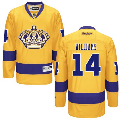 Justin Williams Los Angeles Kings #14 Alternate Crown Big And Tall Jersey - Gold