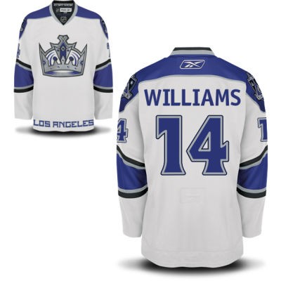 Justin Williams Los Angeles Kings #14 Road Crown Big And Tall Jersey - White