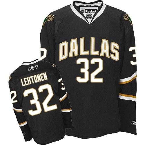 Kari Lehtonen Dallas Stars #32 Home Big And Tall Jersey - Black