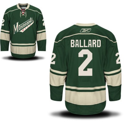 Keith Ballard Minnesota Wild #2 Alternate Big And Tall Jersey - Green