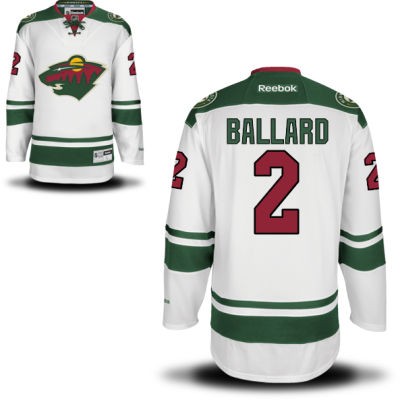 Keith Ballard Minnesota Wild #2 Road Big And Tall Jersey - White