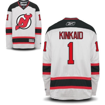 Keith Kinkaid New Jersey Devils #1 Road Big And Tall Jersey - White