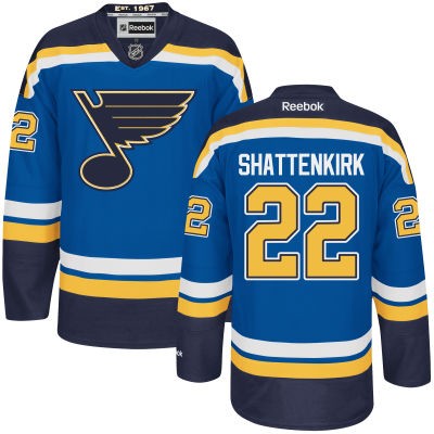 Kevin Shattenkirk St. Louis Blues #22 Home Big And Tall Jersey - Blue