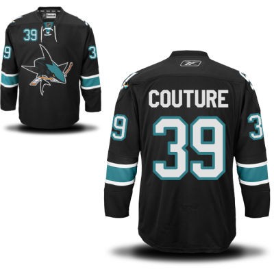 Logan Couture San Jose Sharks #39 Alternate Big And Tall Jersey - Black