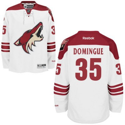 Louis Domingue Arizona Coyotes #35 Road Big And Tall Jersey - White