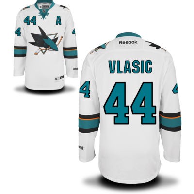 Marc Edouard Vlasic San Jose Sharks #44 Road A Patch Big And Tall Jersey - White