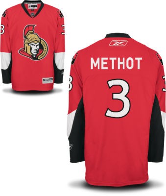 Marc Methot Ottawa Senators #3 Home Big And Tall Jersey - Red