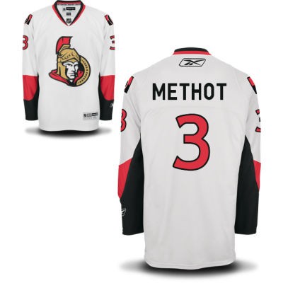 Marc Methot Ottawa Senators #3 Road Big And Tall Jersey - White