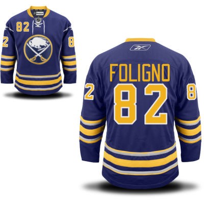 Marcus Foligno Buffalo Sabres #82 Home Big And Tall Jersey - Blue