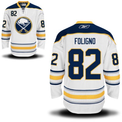 Marcus Foligno Buffalo Sabres #82 Road Big And Tall Jersey - White