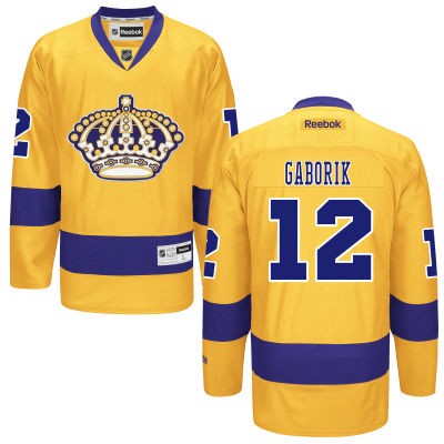 Marian Gaborik Los Angeles Kings #12 Alternate Crown Big And Tall Jersey - Gold