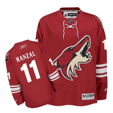 Martin Hanzal Arizona Coyotes #11 Home Big And Tall Jersey - Red