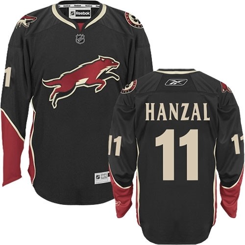 Martin Hanzal Arizona Coyotes #11 Third Big And Tall Jersey - Black