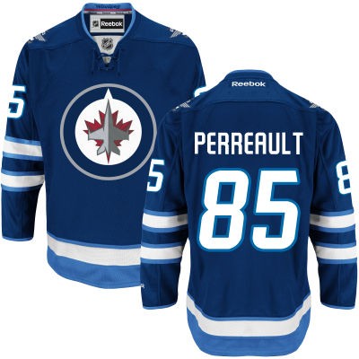 Mathieu Perreault Winnipeg Jets #85 Home Big And Tall Jersey - Blue