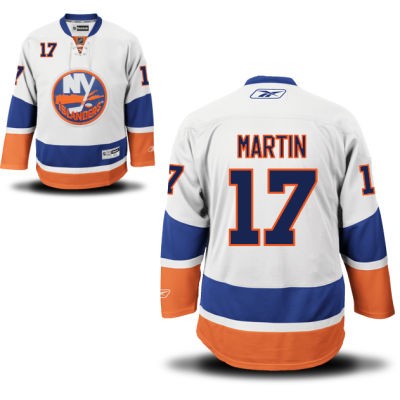 Matt Martin New York Islanders #17 Road Big And Tall Jersey - White