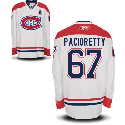 Max Pacioretty Montreal Canadiens #67 Road A Patch Big And Tall Jersey - White