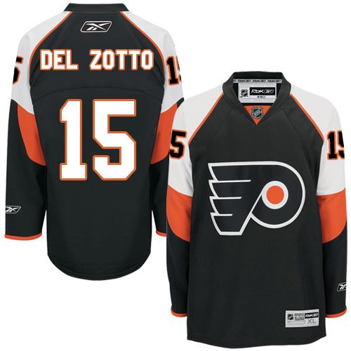 Michael Del Zotto Philadelphia Flyers #15 Alternate Big And Tall Jersey - Black