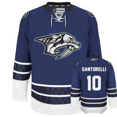 Mike Santorelli Nashville Predators #10 Third Big And Tall Jersey - Blue